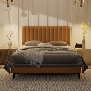 Delane Genuine Leather Divan Bed Frame