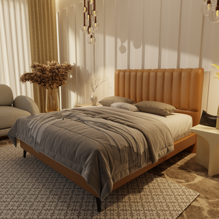 Delane Genuine Leather Divan Bed Frame