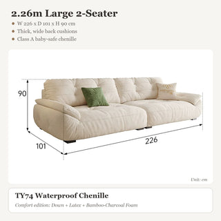 2.26m Large 2-Seater