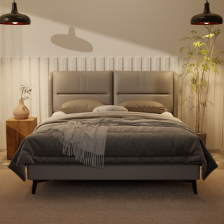 Linqe Genuine Leather Divan Bed Frame