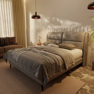 Linqe Genuine Leather Divan Bed Frame