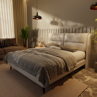 Linqe Genuine Leather Divan Bed Frame