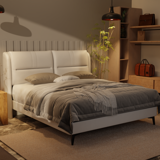 Linqe Genuine Leather Divan Bed Frame