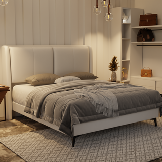 Grenne Genuine Leather Divan Bed Frame