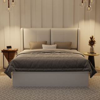 Grenne Genuine Leather Storage Bed (Gas Lift)