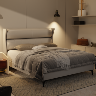 Kimble Genuine Leather Divan Bed Frame