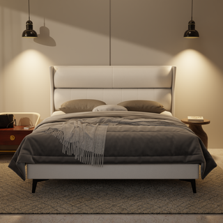 Kimble Genuine Leather Divan Bed Frame