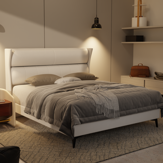 Kimble Genuine Leather Divan Bed Frame