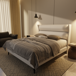 Kimble Genuine Leather Divan Bed Frame