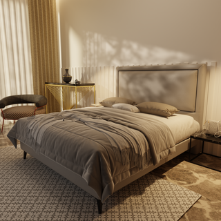 Jinny Genuine Leather Divan Bed Frame