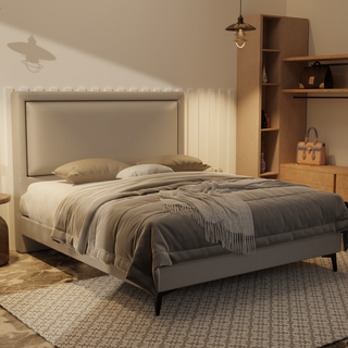 Jinny Genuine Leather Divan Bed Frame