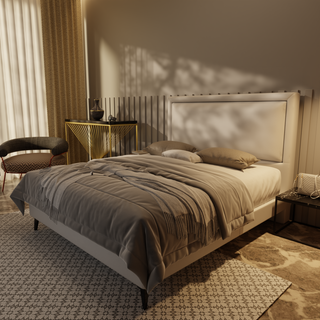 Jinny Genuine Leather Divan Bed Frame