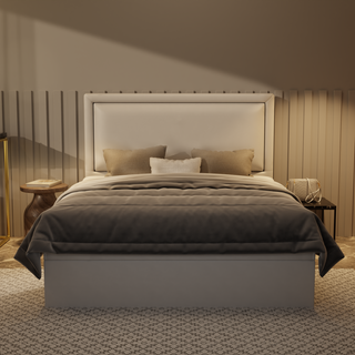 Jinny Genuine Leather Storage Bed (Gas Lift)