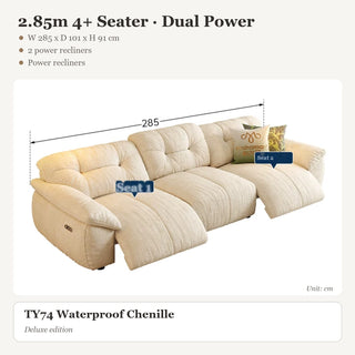 2.85m 4+ Seater · Dual Power