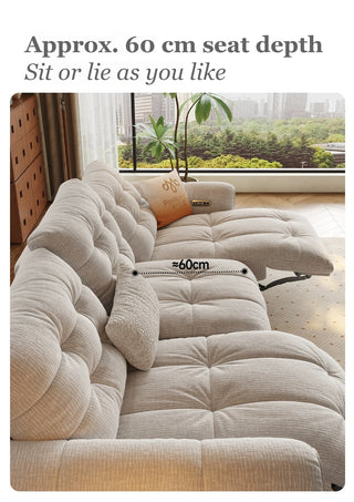 Approx. 60 cm seat depth