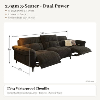 2.95m 3-Seater · Dual Power