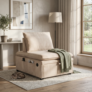 Pavellia Fabric Sofa Bed