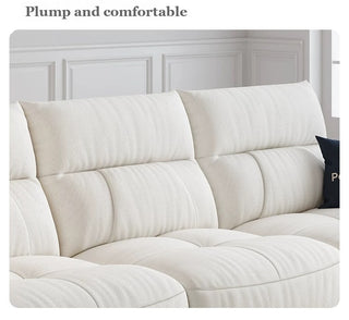 Plump back cushions