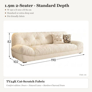 1.9m 2-Seater · Standard Depth