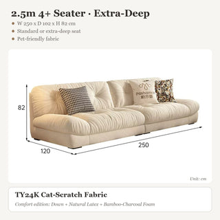 2.5m 4+ Seater · Extra-Deep