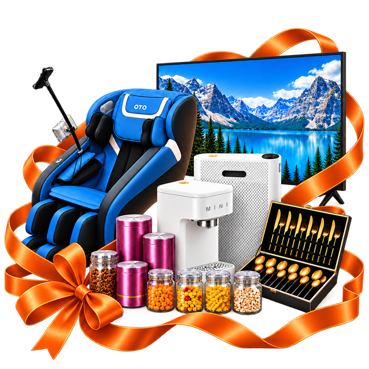 MegaFurniture RSVP giveaway products