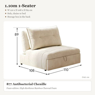 1.10m 1-Seater