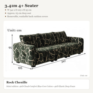 3.41m 4+ Seater