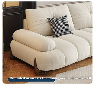 Bread-roll armrests