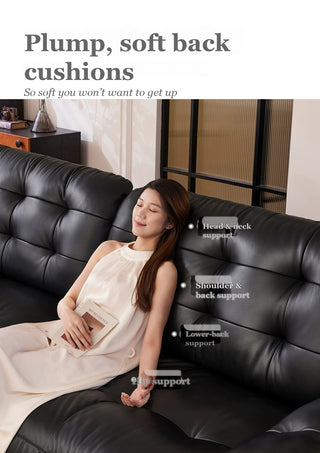 Plump, soft back cushions
