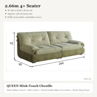 2.66m 4+ Seater