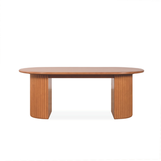 Tomeo Wooden Oval Coffee Table