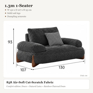 1.3m 1-Seater