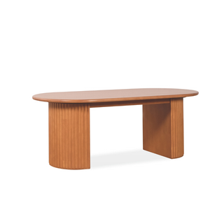 Tomeo Wooden Oval Coffee Table