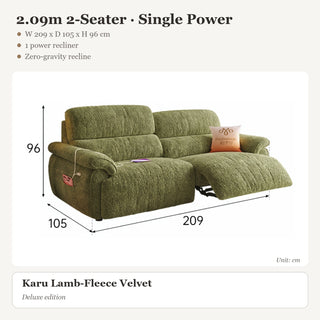 2.09m 2-Seater · Single Power