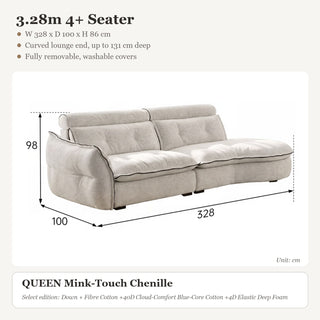 3.28m 4+ Seater