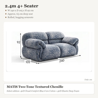 2.4m 4+ Seater