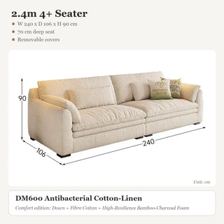 2.4m 4+ Seater