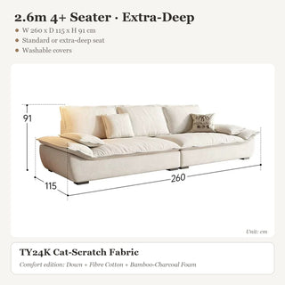 2.6m 4+ Seater · Extra-Deep