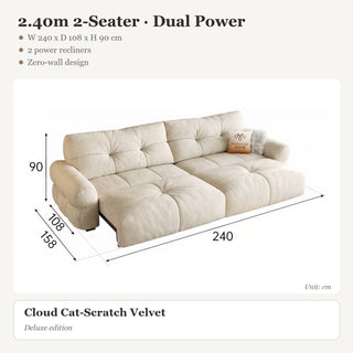 2.40m 2-Seater · Dual Power