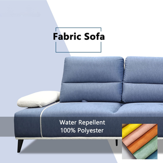 Norric Fabric Adjustable Backrest & Armrest Sofa by Esteller (Pet Friendly & Easy Clean)
