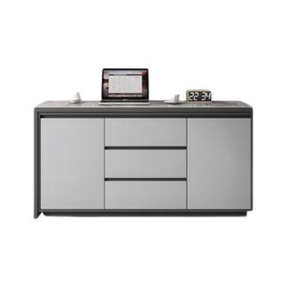 Zion Polished Sintered Stone Study Desk