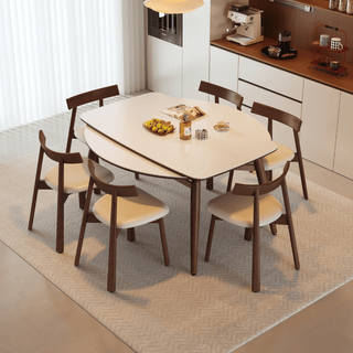 Verilon Walnut Extendable Dining Set by Esteller
