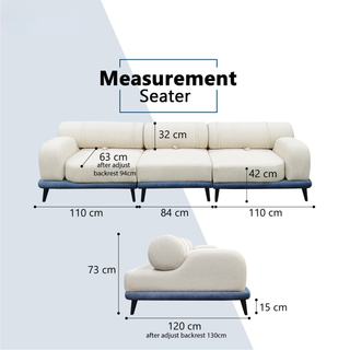 Pryla Fabric Sectional Sofa by Esteller (Pet Friendly & Easy Clean)