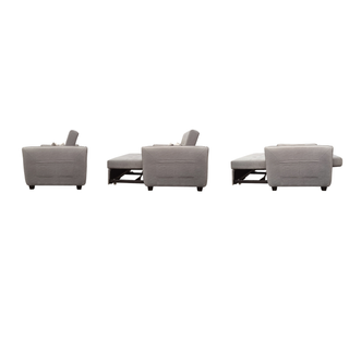 Jalene Fabric Sofa Bed (143cm) (Water Repellent & Pet Friendly)