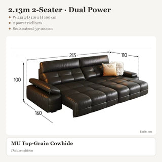 2.13m 2-Seater · Dual Power