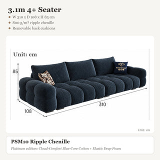 3.1m 4+ Seater