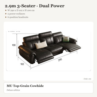 2.9m 3-Seater · Dual Power