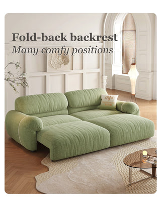 Fold-back backrest