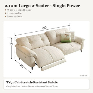 2.10m Large 2-Seater · Single Power