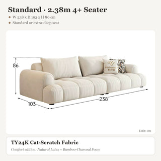 Standard · 2.38m 4+ Seater